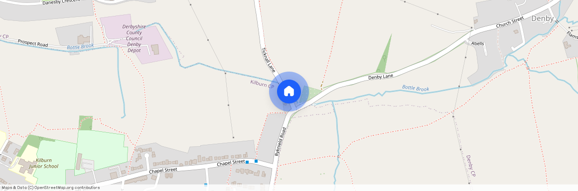 Bottle Brook, Kilburn, Belper