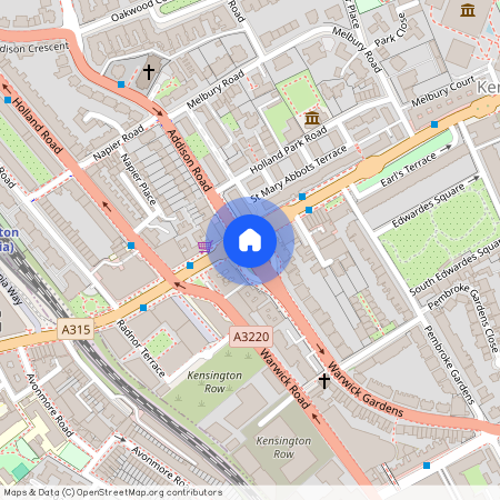 St Mary Abbots Court, Warwick Gardens, W14