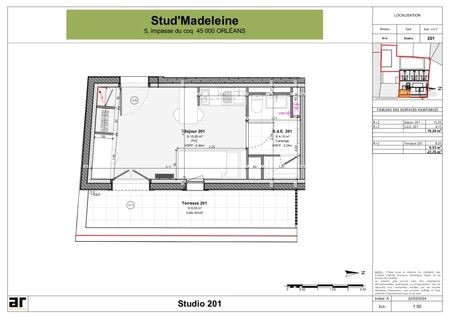 Location Appartement 1 Pièce 19 m² - Meublé - Photo 5