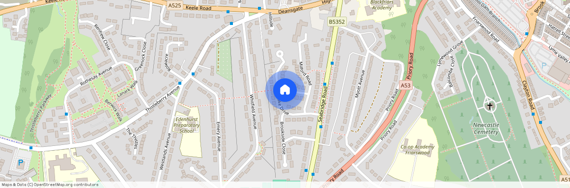 Pembroke Drive, Westlands, Newcastle, ST5