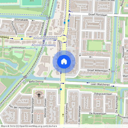 Kruiskerkbuurt, 1181 RL, Keizer Karelweg, Amstelveen