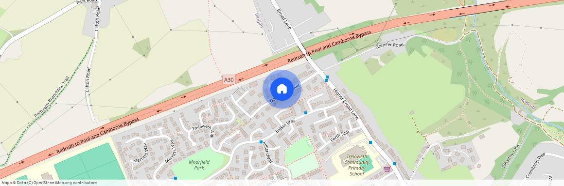 North Pool Road, TR15