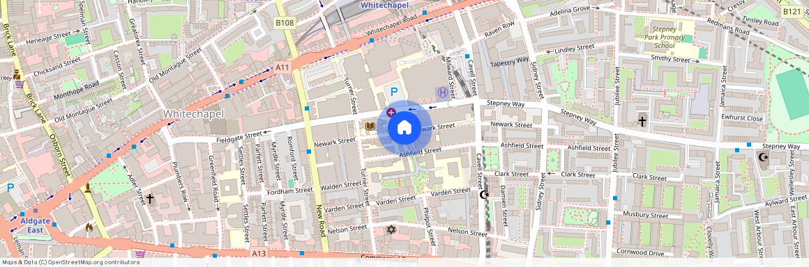Newark Street, Whitechapel, London, E1