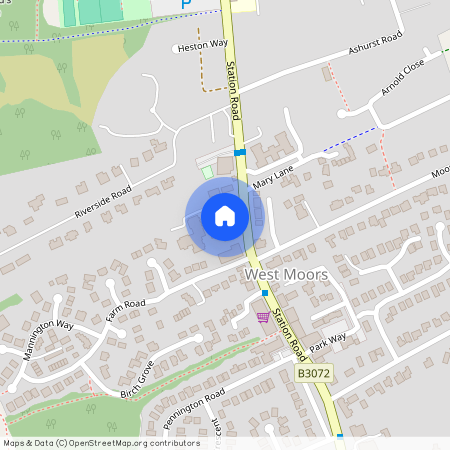 Station Road, West Moors, Ferndown, Dorset, BH22