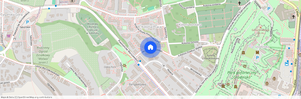 ul. Jana Kozietulskiego, Aniołki, Gdańsk, pomorskie