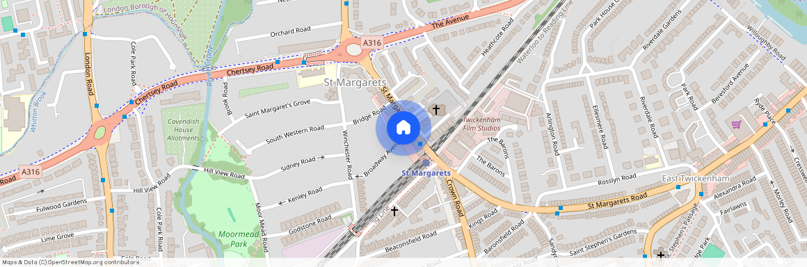 St. Margarets Rd, St Margarets, Twickenham TW1 1RG