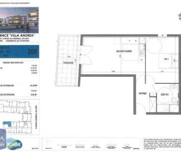 Appartement à louer 2 pièces 45.3m² - Photo 1