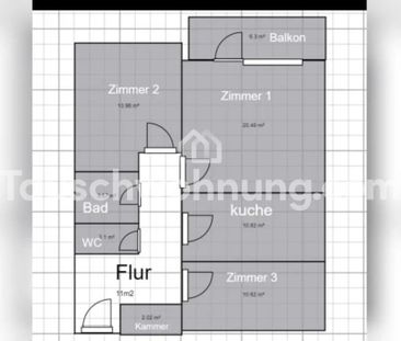 TAUSCHWOHNUNG Landeseigene helle 3 Z.Whg Charlottenburg im Günen - Photo 1