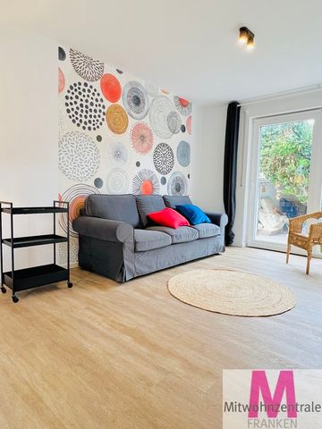 Modernes Wohnen mit Garten – Stilvoll möblierte 2-Zimmerwohnung in zentraler Lage Nürnbergs - Photo 5