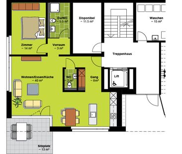MODERNE Wohnung mit Gartensitzplatz! - Photo 2