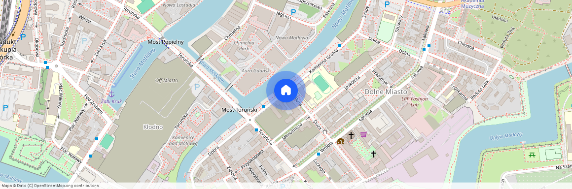 ul. Kamienna Grobla, Śródmieście, Gdańsk, pomorskie