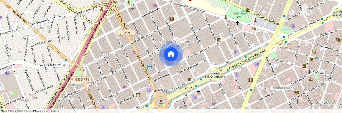 Renta de departamento Rio Tigris #129, Colonia Cuauhtémoc, C.P. 06500, Df / Cdmx