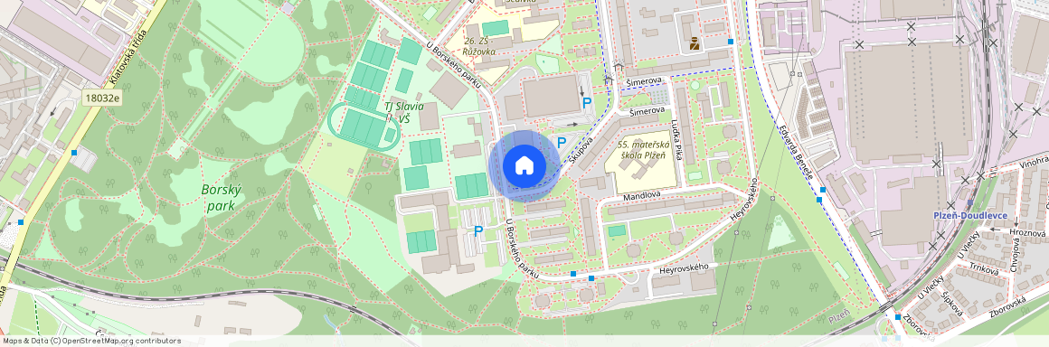 U Borského parku 2698, Plzeň