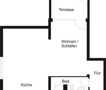 große 1 Raum Wohnung.. im Plötzkauer Ring - Foto 2