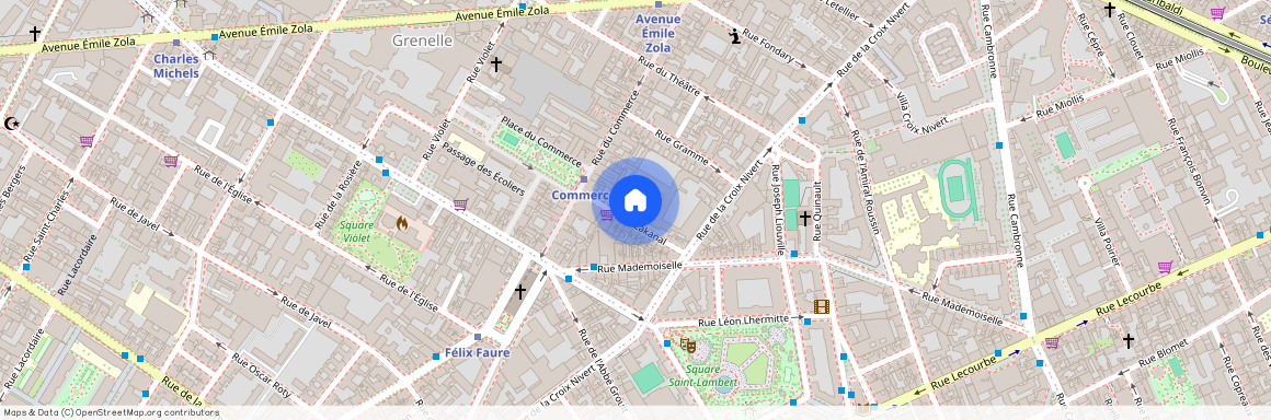 Appartement à louer rue Lakanal, Paris 15ème