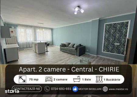 Apartament 2 camere, de inchiriat Ultra-central Medias - Photo 3