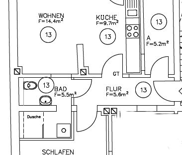 ERSTBEZUG nach Sanierung Moderne 2- Zimmerwohnung inkl. Balkon+Walk... - Photo 4