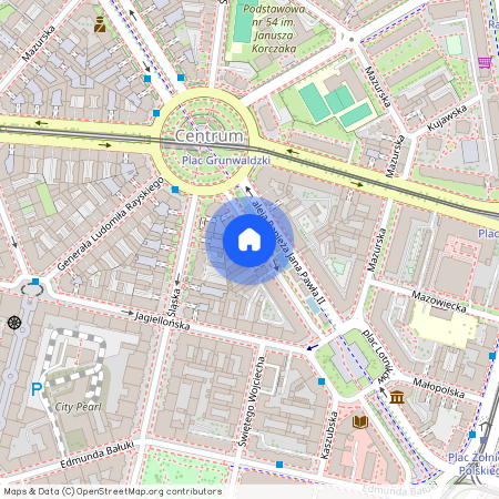 al. Papieża Jana Pawła II, Centrum, Śródmieście, Szczecin, zachodniopomorskie