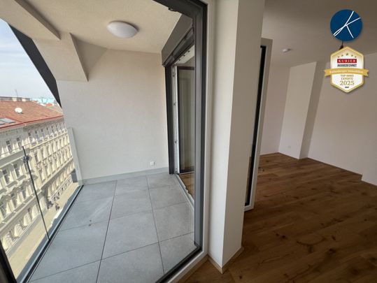 *Superprojekt: ''Über den Baumwipfeln" TOP 49 Sonnige 3 Zimmer + Küche *MIT ZWEI TRAUMHAFTEN WEST-LOGGIEN* - Foto 1