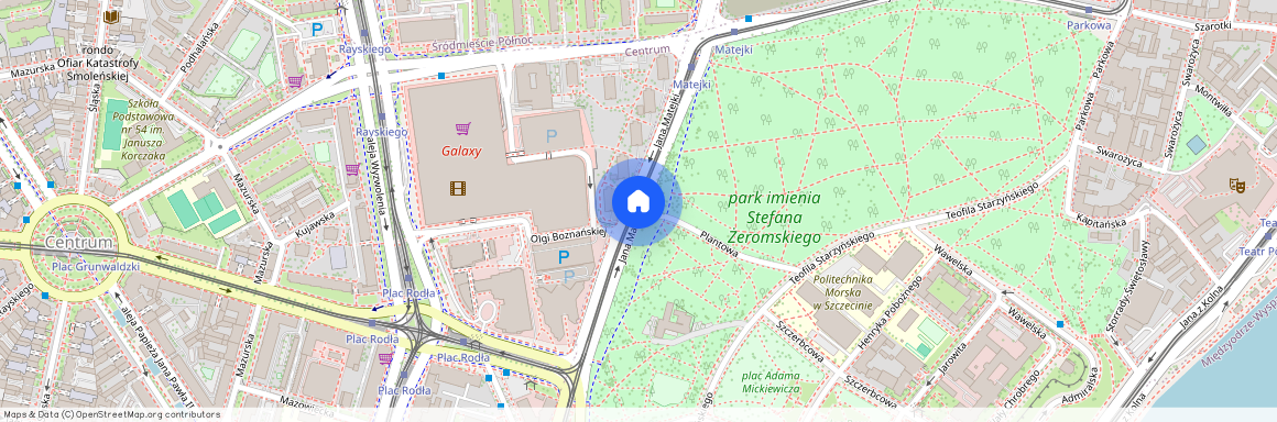 ul. Jana Matejki, Stare Miasto, Śródmieście, Szczecin, zachodniopomorskie