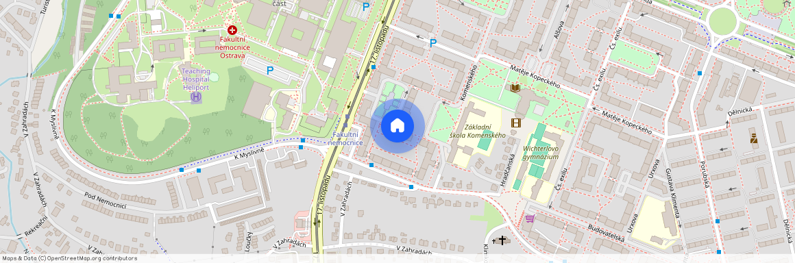 náměstí Boženy Němcové 659/2, Ostrava-Poruba