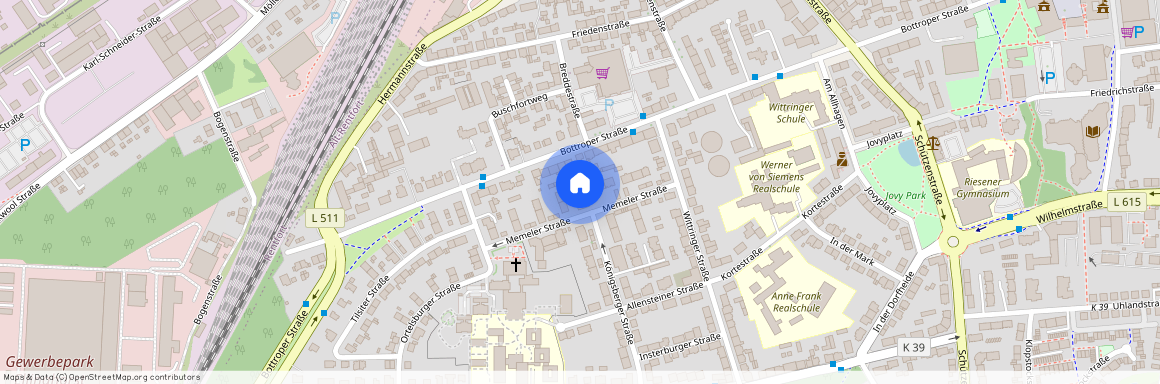 Memeler Straße 16, 45964 Gladbeck