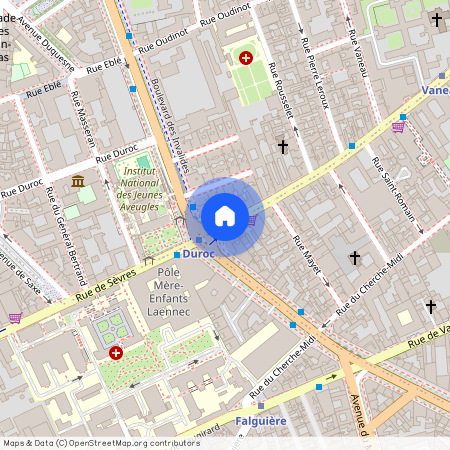 Rue de Sèvres et Bld des Invalides 75007 Paris (7e arrondissement)
