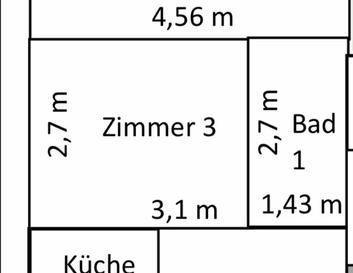3,5 Zimmerwohnung in Kassel Wahlershausen - Foto 1