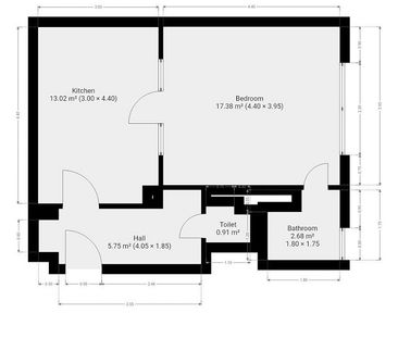 Pronájem bytu 2+kk 41 m² - Photo 3