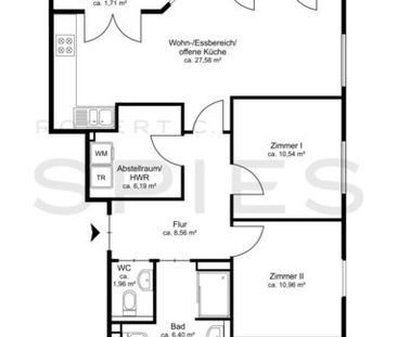 Gut geschnittene 3-Zimmer-Neubau-Wohnung im modernen Stadthaus - Photo 1