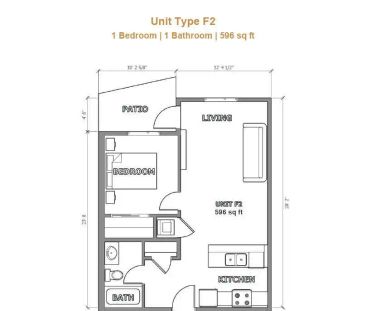 The Rivana — 1-Bedroom / 1-Bathroom - Photo 2
