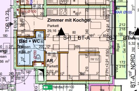 Sonnige Wohnung mit Sonnenbalkon, inkl. Küche- Nähe Badner Bahn und Bhf. Mödling - Photo 3