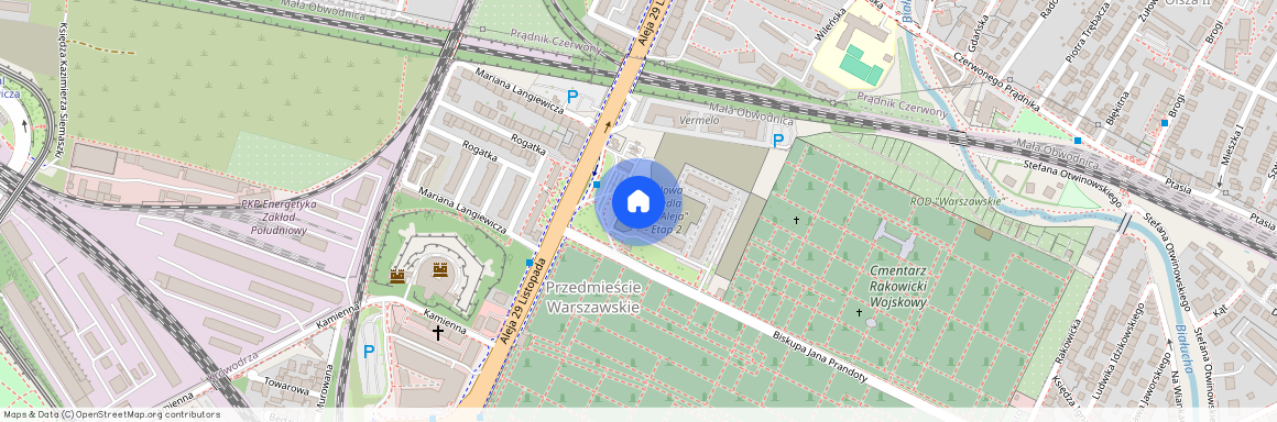 ul. bp. Jana Prandoty, Przedmieście Warszawskie, Stare Miasto, Kraków, małopolskie