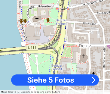 Gemütlich am Rhein – Vollmöblierte Wohnung mit Blick ins Grüne! - Foto 1