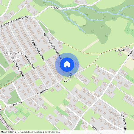 ul. Ignacego Paderewskiego, Limanowa, limanowski, małopolskie