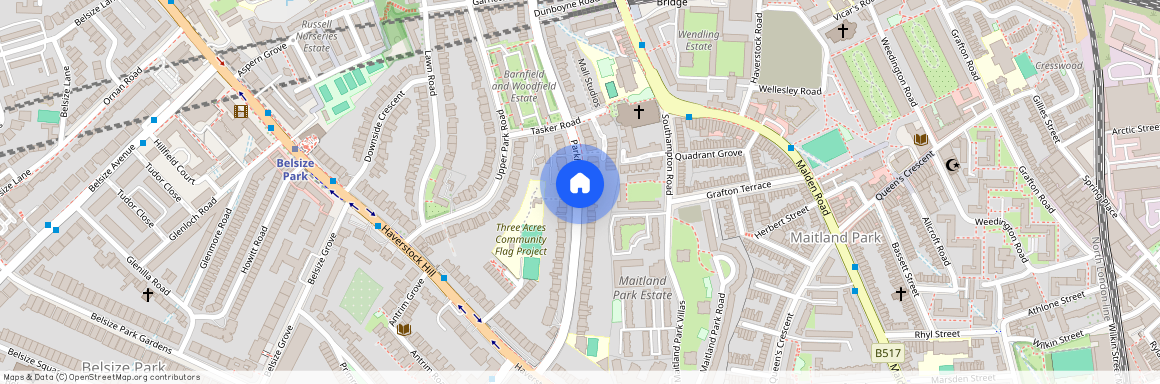 Parkhill Road, Belsize Park, London, NW3