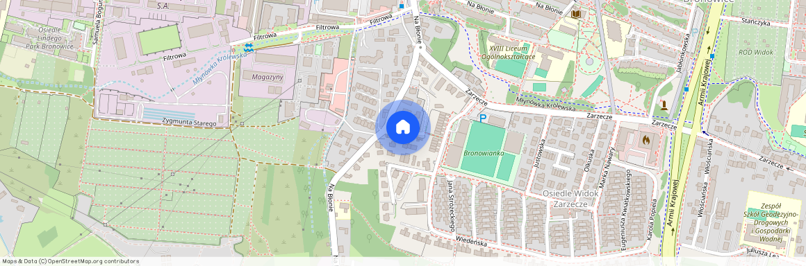 ul. Trawiasta, Bronowice, Bronowice, Kraków, małopolskie