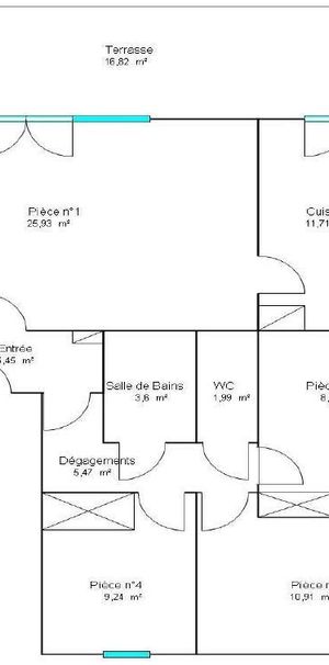 Location Appartement 4 pièces 82m² OSTWALD 67540 - Photo 2