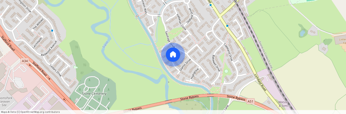 Melrose Avenue, Stone, Staffordshire, ST15 8SU