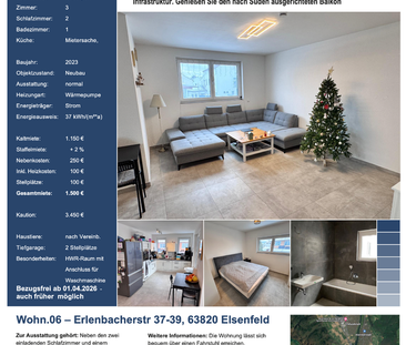 Nachmieter für helle große Wohnung mit überdachten Balkon - Foto 1