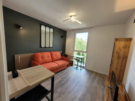 HAUT d'IDRON, Au Calme, Studio Meublé en Résidence récente et Dernier Etage avec ascenseurs, climatisation et parking privé, - Photo 2