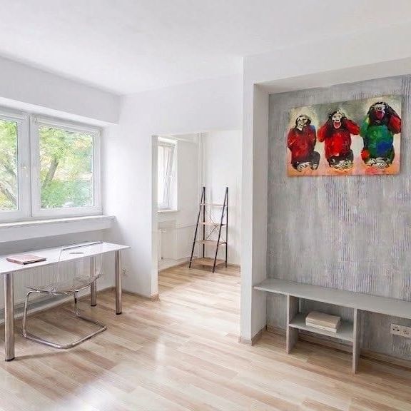 2 pokoje + gabinet | Sady Żoliborskie 46.5 m² - Zdjęcie 1