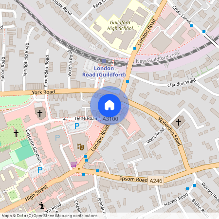 London Road, Guildford, GU1
