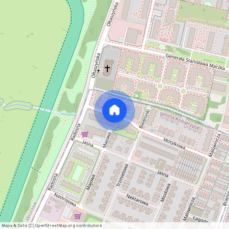 ul. Ołtaszyńska, Wysoka, Kobierzyce, wrocławski, dolnośląskie