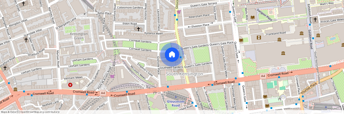 Cornwall Gardens, South Kensington