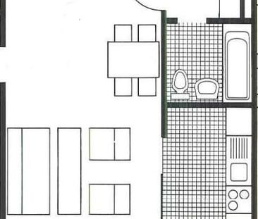 1 Zimmer, 33 m², EG - Foto 4