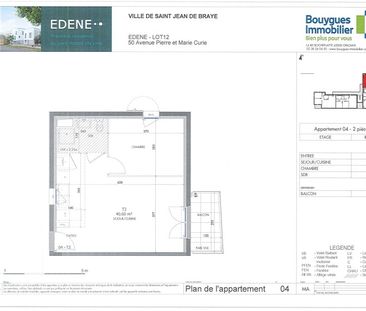 Location Appartement 2 pièces 40m² ST JEAN DE BRAYE 45800 - Photo 6