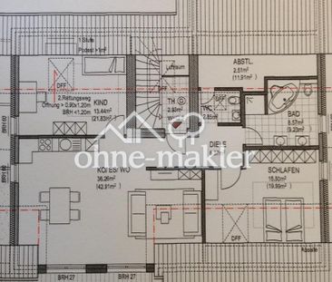 Exklusive 3- Zimmer- Loftwohnung mit Dachterrasse in Hamm- Osten - Photo 4