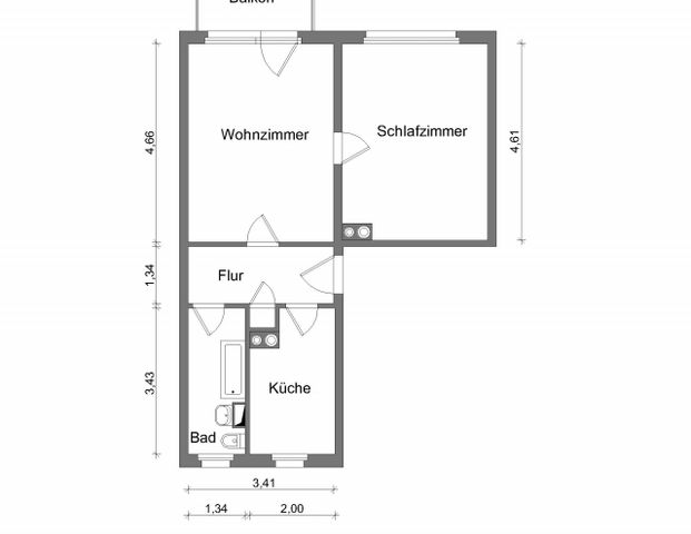 Wohnung Nr. 570/8/41 - Foto 1