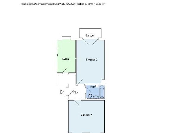 3-Zimmer, Zentral, Grün in Stellingen - Foto 1